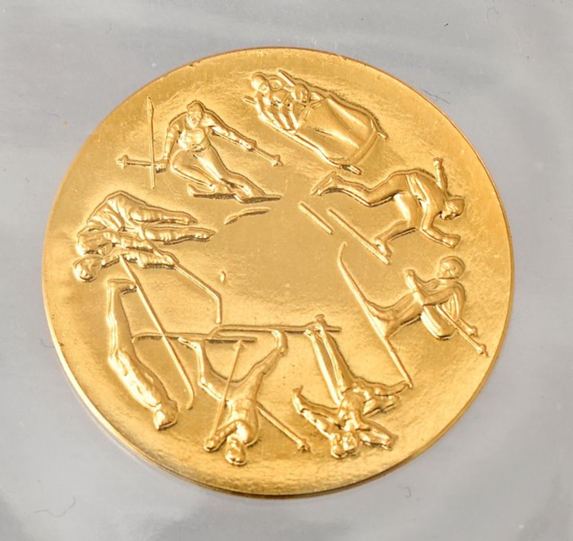 Medaille Gold/ gold medal - Bild 3 aus 3