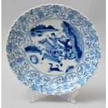 Blau-weiße Schale China/ blue-white bowl