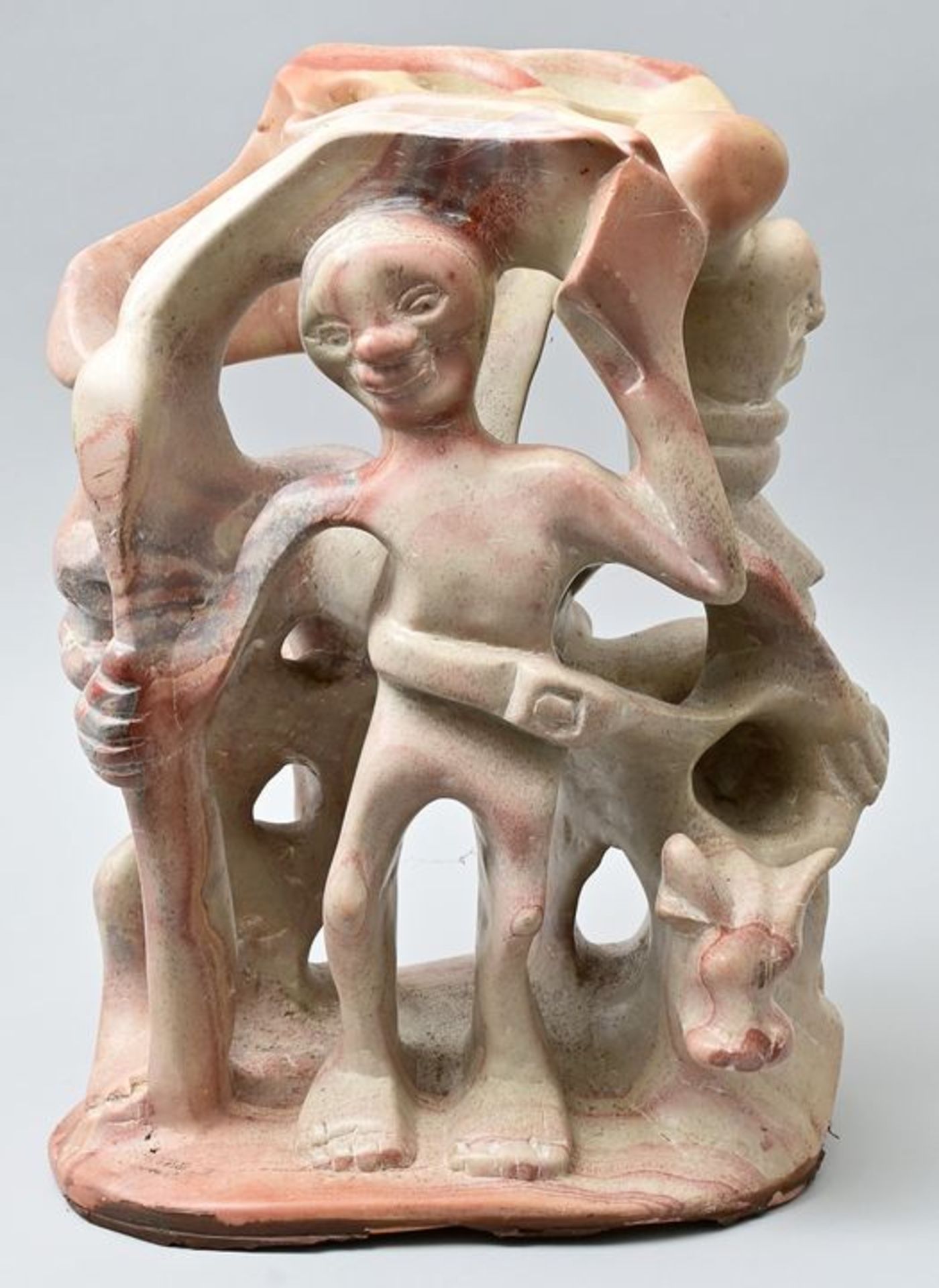 Speckstein-Skulptur/ soapstone carving