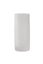 ANN ROBINSON ONZM (NEW ZELAND, B. 1944), A FROSTED GLASS CYLINDRICAL TAPERED VASE