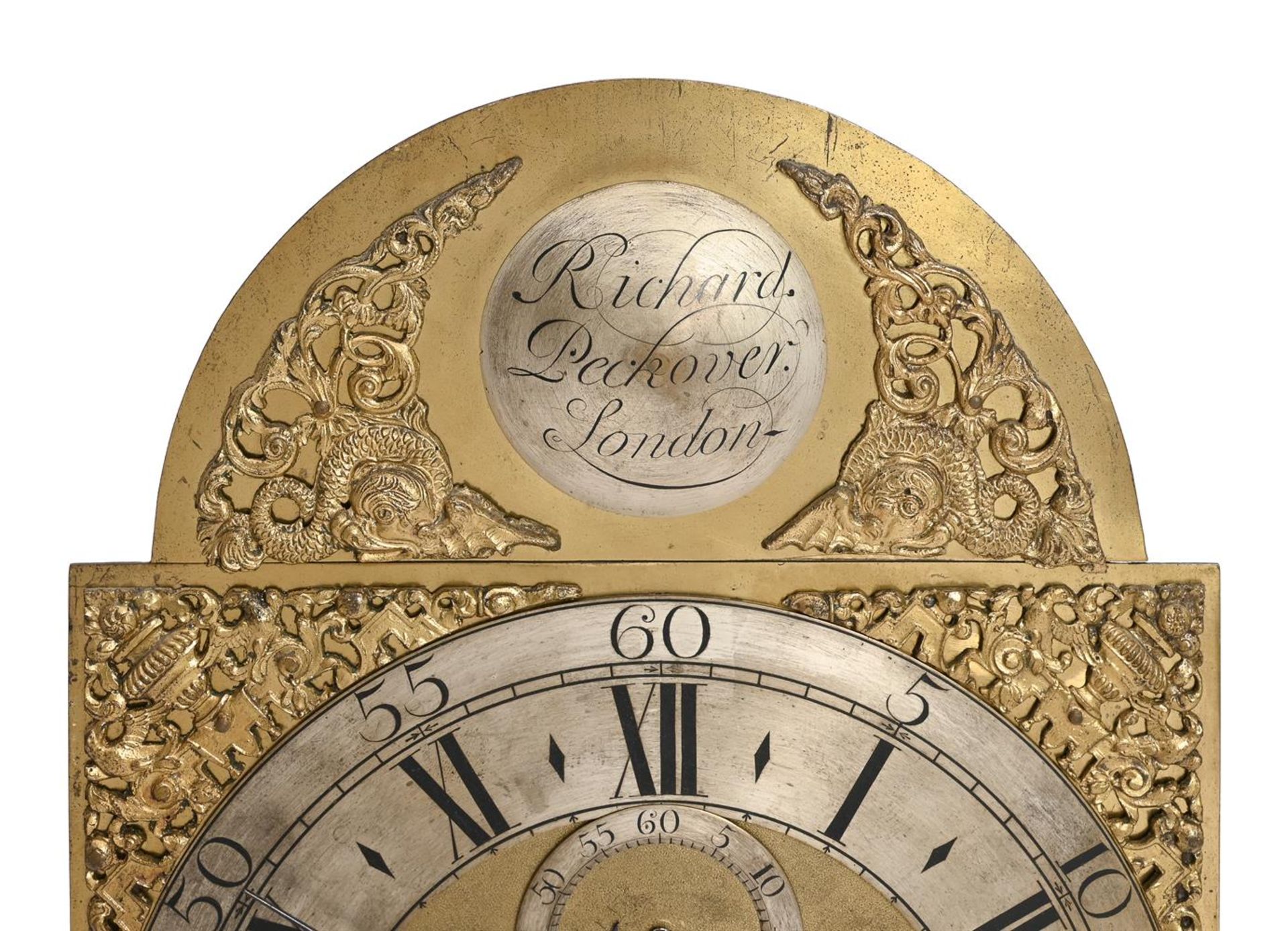 A GEORGE II/III MAHOGANY EIGHT-DAY LONGCASE CLOCK - Image 3 of 5