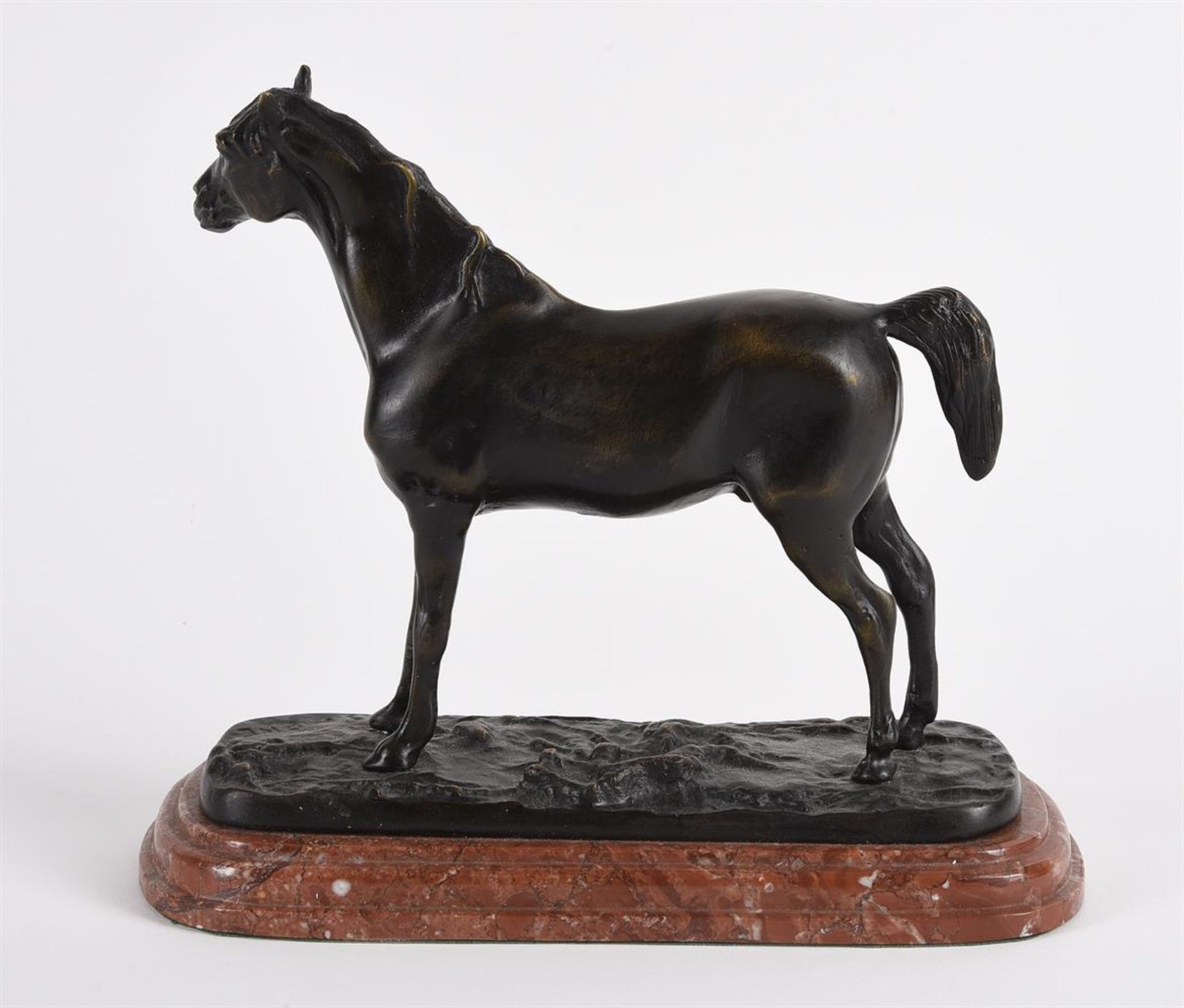 AFTER PIERRE-JULES MÊNE (FRENCH, 1810-1879) A BRONZE MODEL OF A HORSE - Bild 2 aus 3