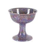 A RUSKIN POTTERY LOW-FIRED LUSTRE STEM CUP