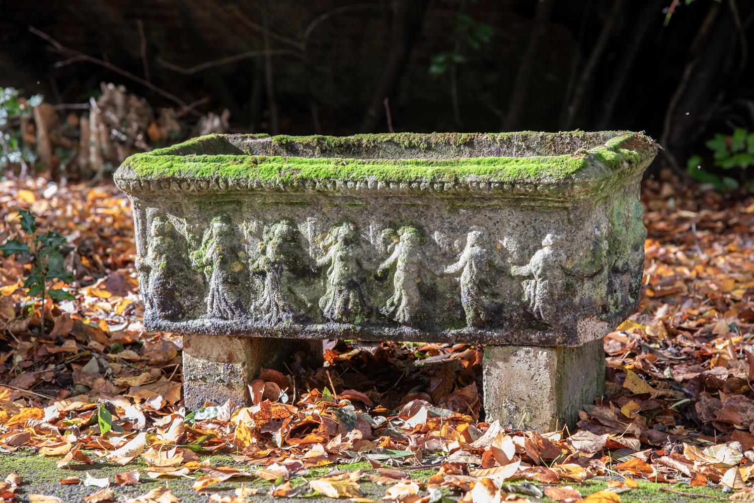 TWO STONE COMPOSITION PLANTERS - Image 3 of 3