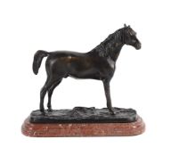 AFTER PIERRE-JULES MÊNE (FRENCH, 1810-1879) A BRONZE MODEL OF A HORSE