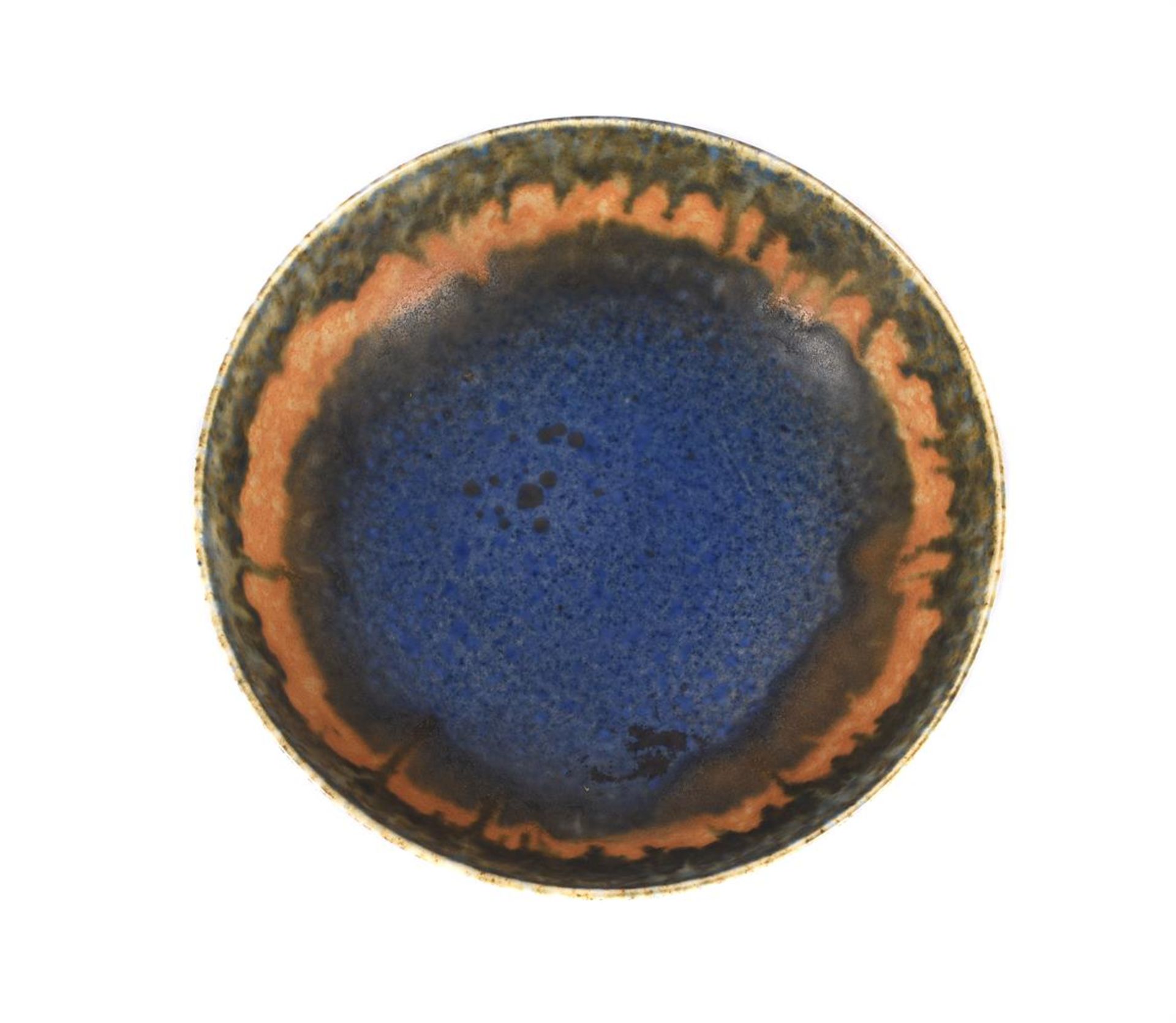 A RUSKIN POTTERY LOW-FIRED BOWL - Image 2 of 3