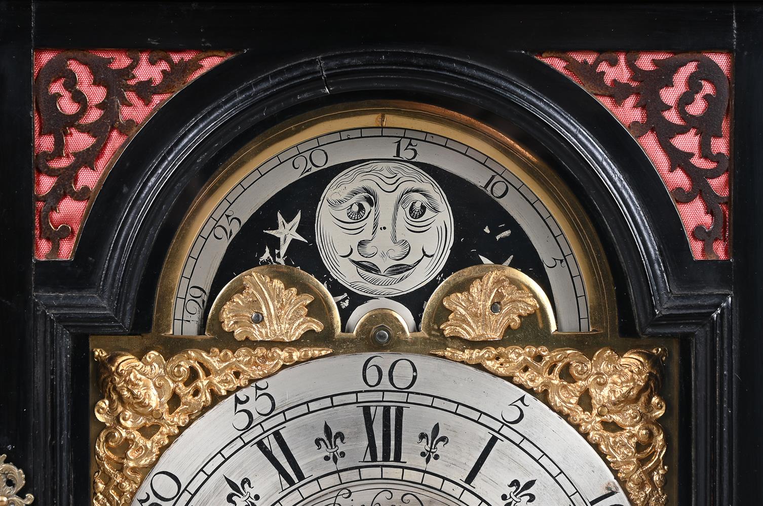 A GEORGE III STYLE EBONISED BRACKET CLOCK THIRD QUARTER OF THE 18TH CENTURY AND LATER - Image 5 of 5