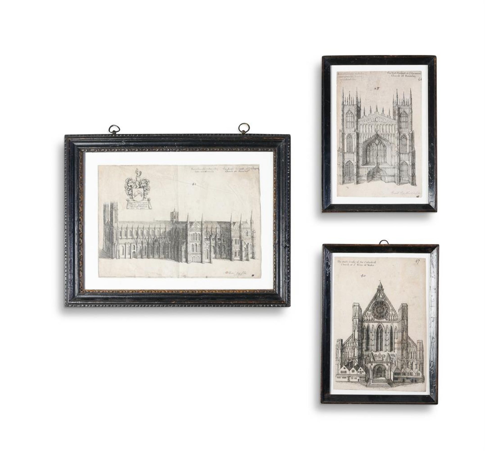 AFTER DANIEL KING, THREE ENGRAVINGS OF BEVERLEY AND YORK CATHEDRALS (3)