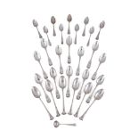 A COLLECTION OF SILVER SPOONS