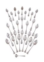 A COLLECTION OF SILVER SPOONS