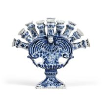 A DUTCH DELFT TULIP VASE LATE 19TH CENTURY