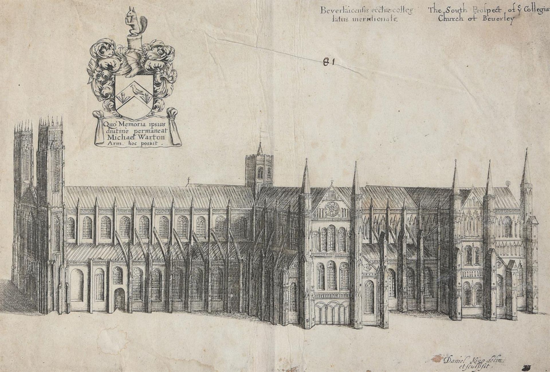 AFTER DANIEL KING, THREE ENGRAVINGS OF BEVERLEY AND YORK CATHEDRALS (3) - Bild 2 aus 4