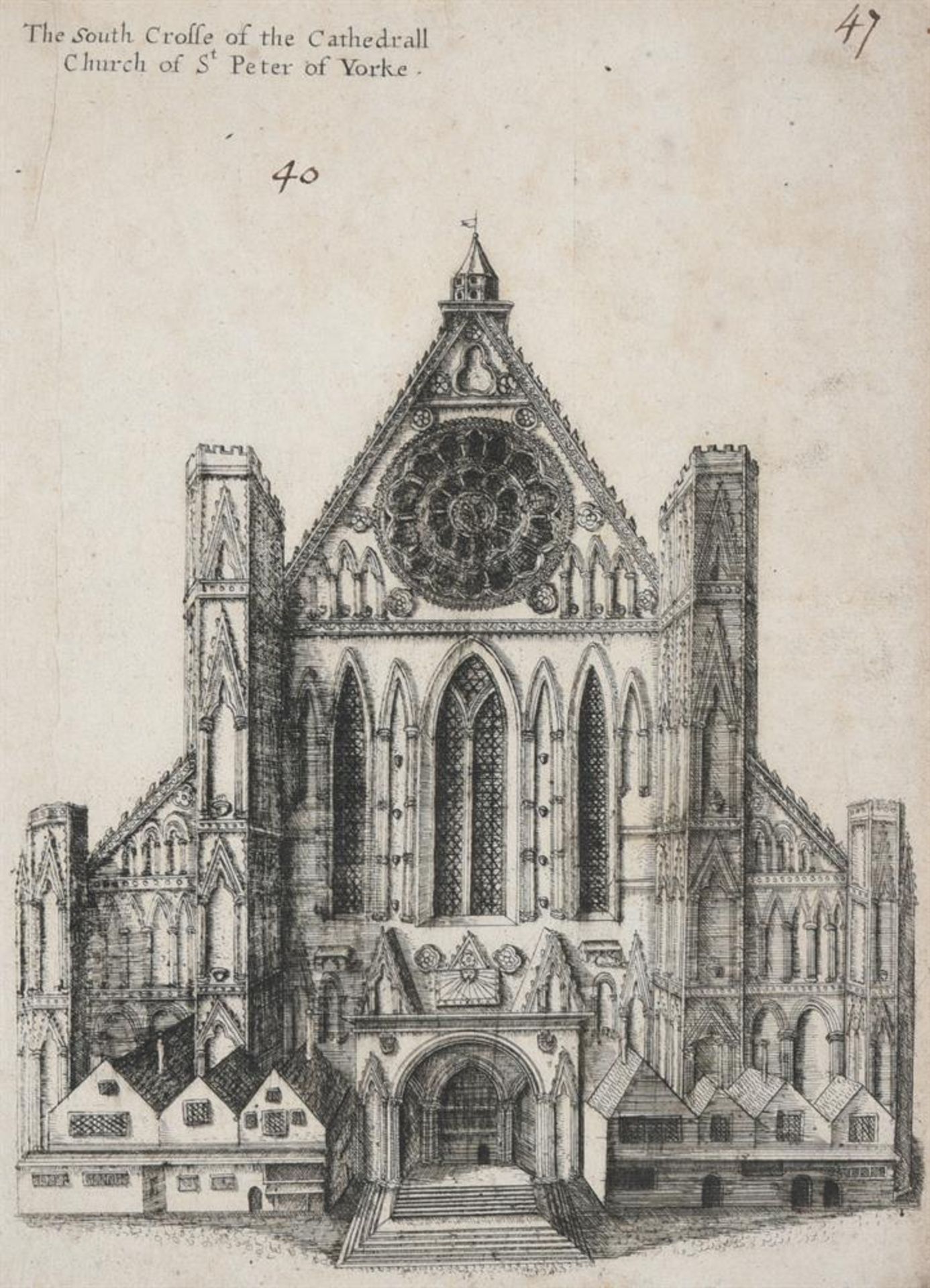 AFTER DANIEL KING, THREE ENGRAVINGS OF BEVERLEY AND YORK CATHEDRALS (3) - Bild 4 aus 4
