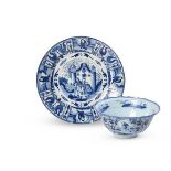 A DUTCH DELFT TRANSITIONAL STYLE CHARGER, CIRCA 1700