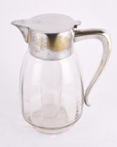 A GERMAN ELECTRO-PLATED LEMONADE JUG