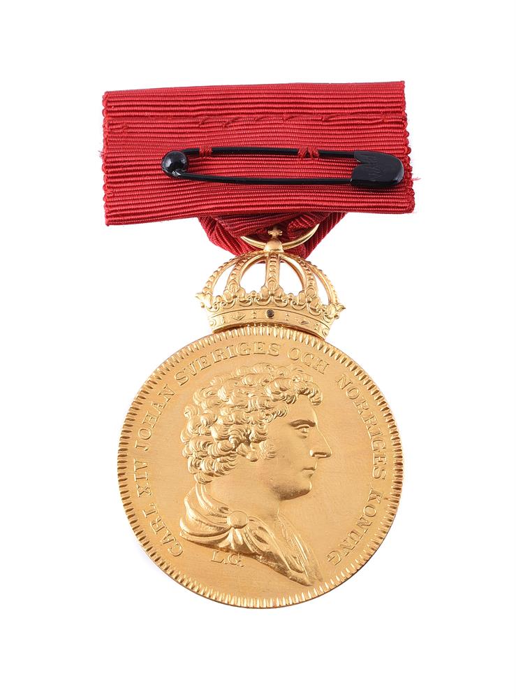KARL XIV, GOLD MEDAL FOR CIVIC DUTY - Image 2 of 2