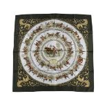 HERMÉS, LA PROMENADE DE LONGCHAMPS, A SILK SCARF