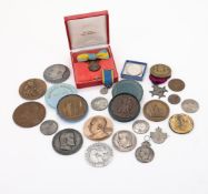 A COLLECTION OF SWEDISH MEDALS AND COMMOMORATIVE MEDALS