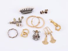 Y A COLLECTION OF ANTIQUE AND LATER JEWELLERY