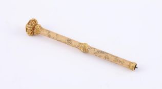 A 19TH CENTURY PROPELLING PENCIL