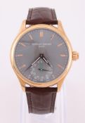 Y FREDERIQUE CONSTANT, REF. FC-285X5B4/6, A GOLD PLATED SMART WRIST WATCH