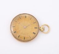 LEROY & FILS, PARIS, A FRENCH OPEN FACE POCKET WATCH