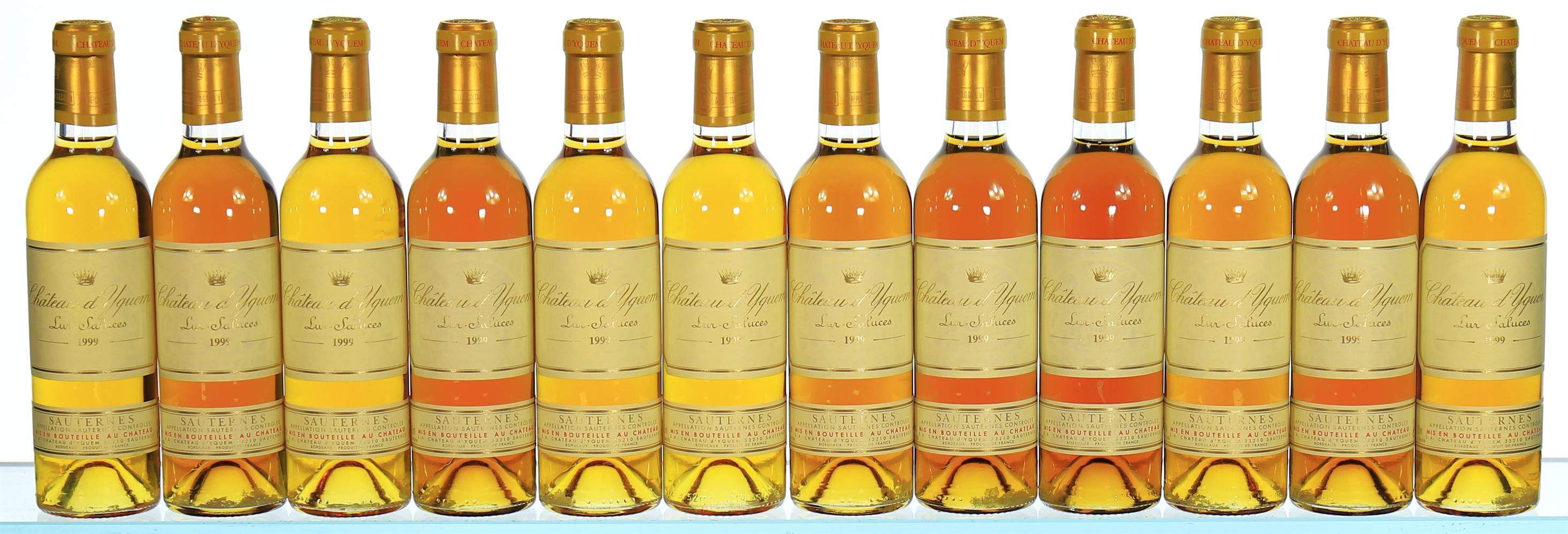 ß 1999 Chateau d'Yquem Premier Cru Superieur, Sauternes (Half Bottles) - In Bond