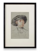 λ JAMES ARDEN GRANT (BRITISH 1885-1973), PORTRAIT OF THE ARTIST'S WIFE ANN GRANT