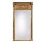 A REGENCY GILTWOOD AND GESSO PIER MIRROR EARLY 19TH CENTURY