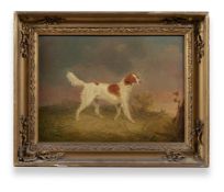 FOLLOWER OF CHARLES TOWNE, A SPANIEL IN A LANDSCAPE