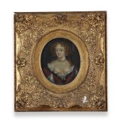 FOLLOWER OF PIERRE MIGNARD, PORTRAIT SAID TO BE OF MISS FRANCES JENNINGS (1648 - 1730)