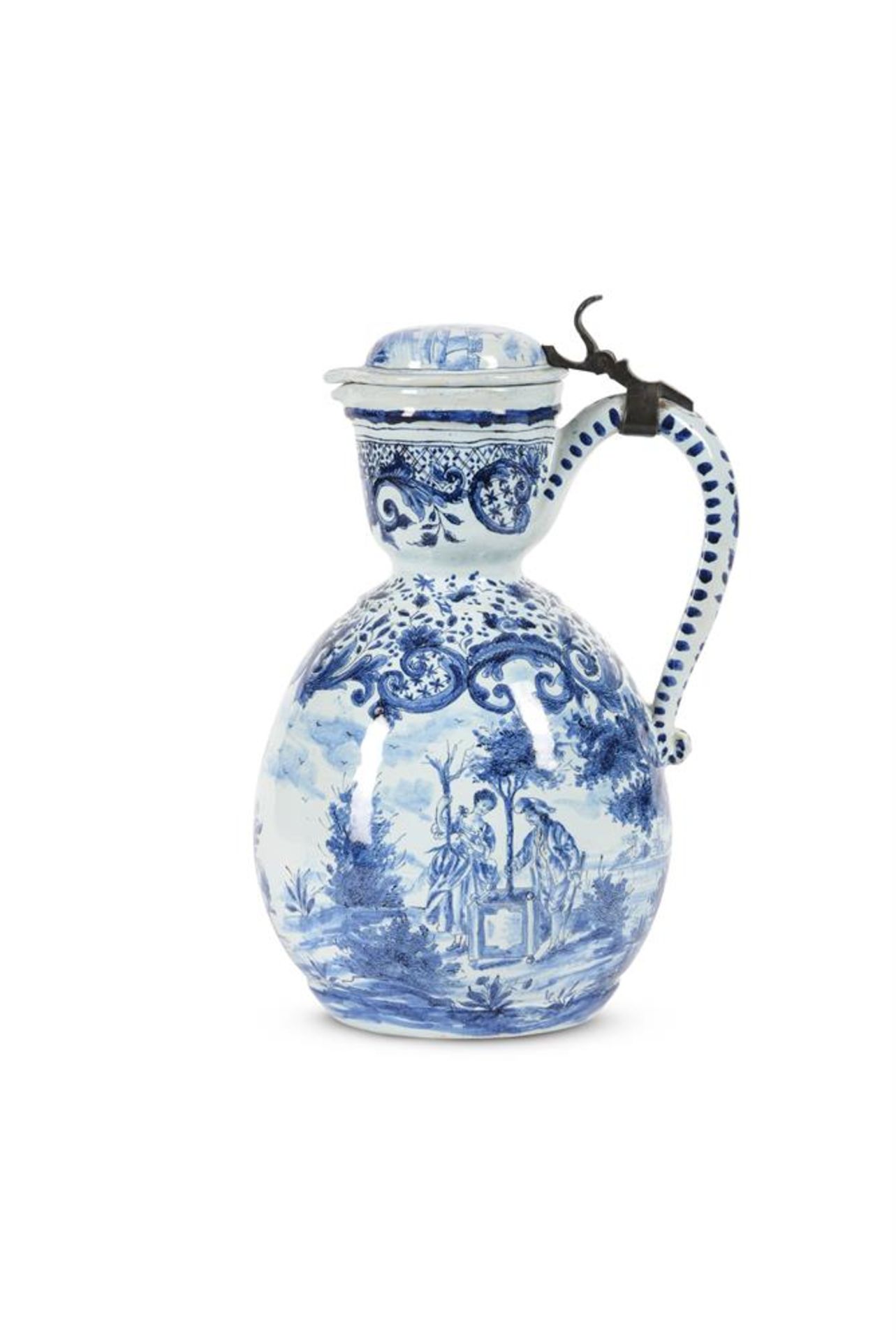A SELECTION OF LATER BLUE AND WHITE DUTCH DELFT, LATE 19TH AND 20TH CENTURIES - Bild 6 aus 7