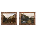 JAMES CHARLES WARD, R.B.A (BRITISH FL. 1830-1875), TWO LANDSCAPES OF MONSALDALE AND DOVEDALE