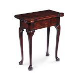 A MAHOGANY TEA TABLE, CIRCA 1740 AND LATER