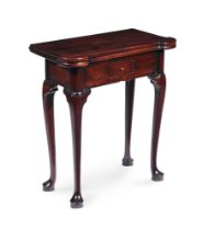 A MAHOGANY TEA TABLE, CIRCA 1740 AND LATER