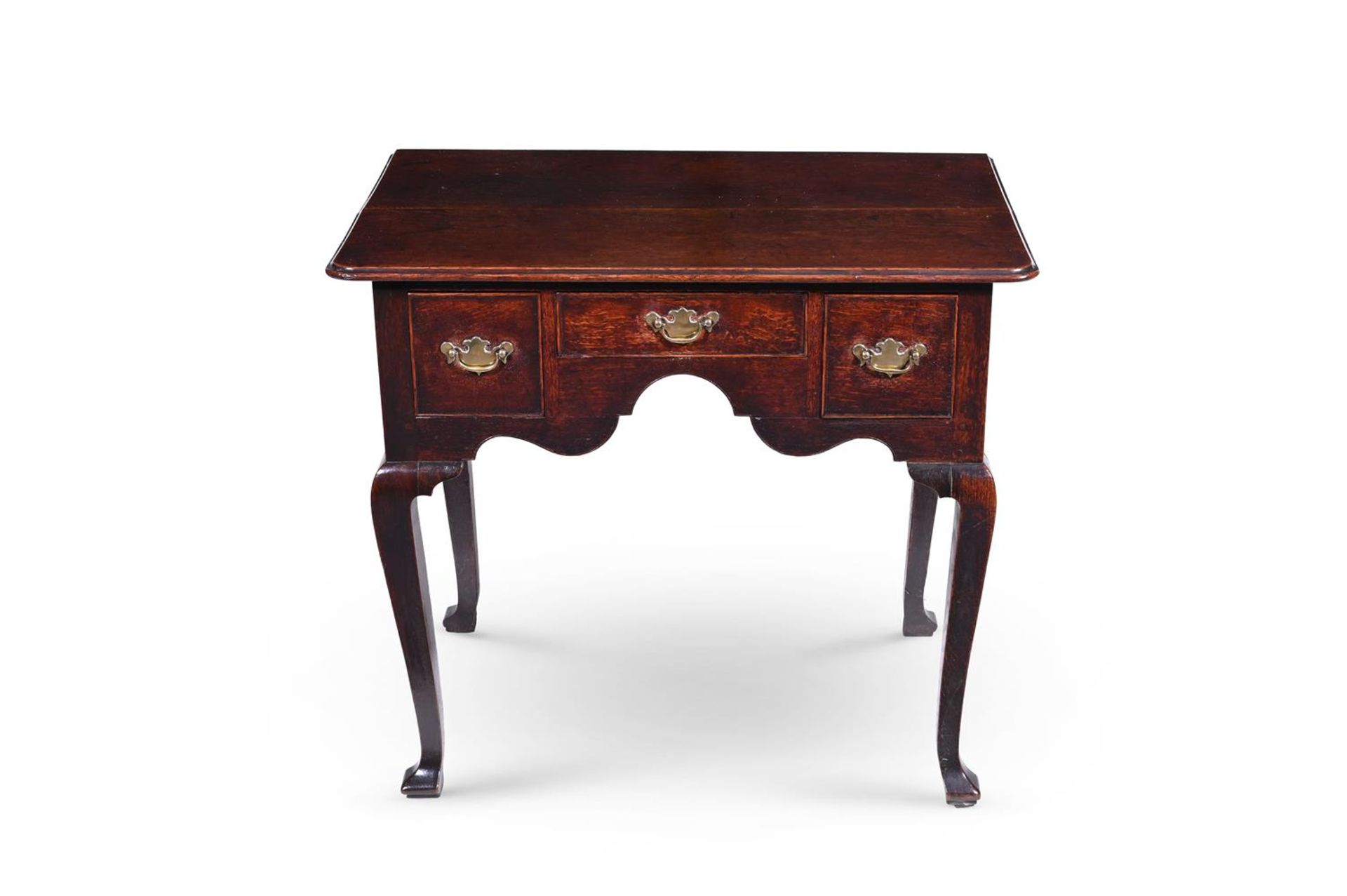A GEORGE II OAK SIDE TABLE, CIRCA 1740