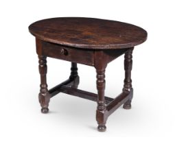 A FRENCH PROVINCIAL OAK SIDE TABLE, EARLY 18TH CENTURY