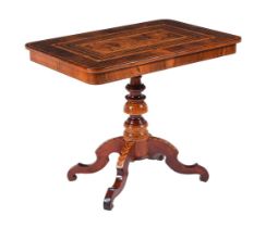 AN ITALIAN SORRENTO TILT TOP OCCASIONAL TABLE