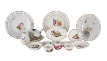 A SELECTION OF MOSTLY HOCHST AND FURSTENBERG PORCELAIN