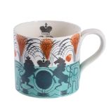 ERIC RAVILIOUS (1903-1942) FOR WEDGWOOD, A COMMEMORATIVE MUG FOR THE CORONATION OF KING GEORGE VI