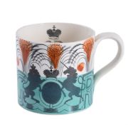 ERIC RAVILIOUS (1903-1942) FOR WEDGWOOD, A COMMEMORATIVE MUG FOR THE CORONATION OF KING GEORGE VI