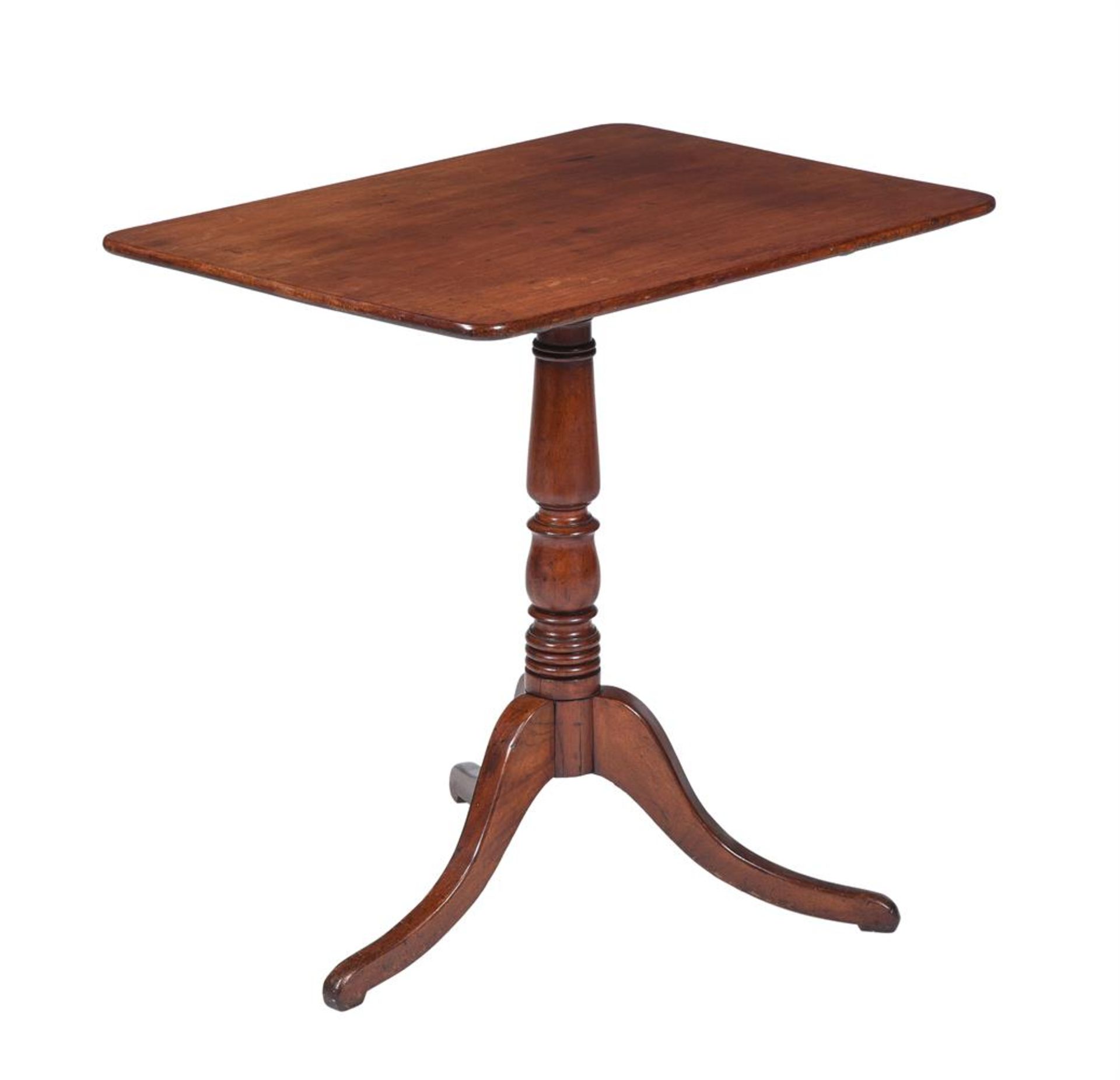 A REGENCY MAHOGANY OCCASIONAL TABLE