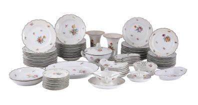 A NYMPHENBURG PORCELAIN PART DINNER SERVICE