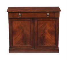 A GEORGE IV MAHOGANY SIDE CABINET