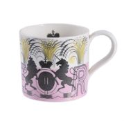 ERIC RAVILIOUS FOR WEDGWOOD, A COMMEMORATIVE MUG FOR THE CORONATION OF QUEEN ELIZABETH II