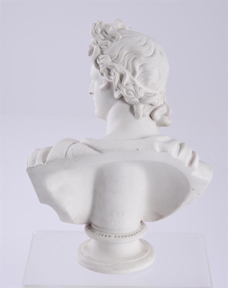 C. DELPECH FOR ART UNION OF LONDON, AN ENGLISH PARIAN BUST OF APOLLO - Image 2 of 2