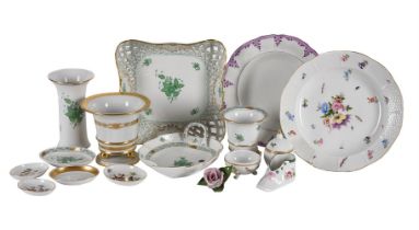 A SELECTION OF HEREND PORCELAIN