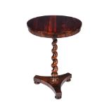 Y A GEORGE IV ROSEWOOD OCCASIONAL TABLE
