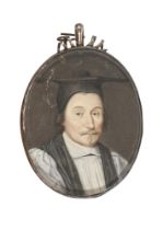 BRITISH SCHOOL (17TH CENTURY), PORTRAIT MINIATURE BELIEVED TO BE OF WILLIAM LAUD