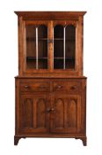 AN OAK CUPBOARD, POSSIBLY NORTH COUNTRY
